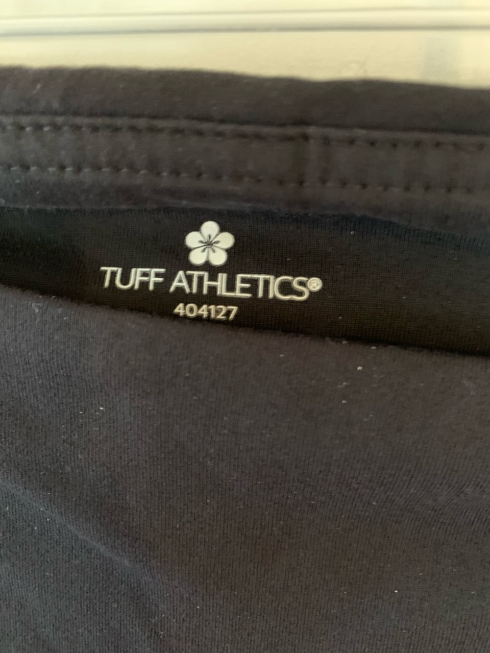 Tuff Athletics , women's Classic Black Wide-Leg Yoga Pants - Picture 2 of 3